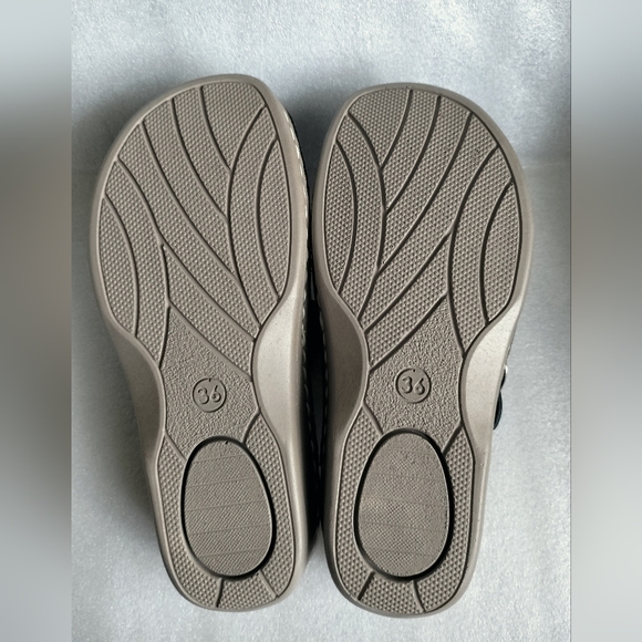 Ledi Anatomic comfort clogs slip on blue sandals size 5.5 - Picture 4 of 6